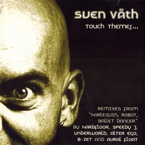 Touch themes of harlequin, robot, ballet-dancer